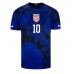 Verenigde Staten Christian Pulisic #10 Voetbalkleding Uitshirt WK 2022 Korte Mouwen